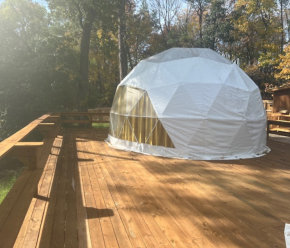 glamping tent exterior